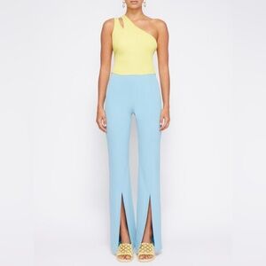 Jonathan simkhai - jenni ribbed top in lemoncello - L